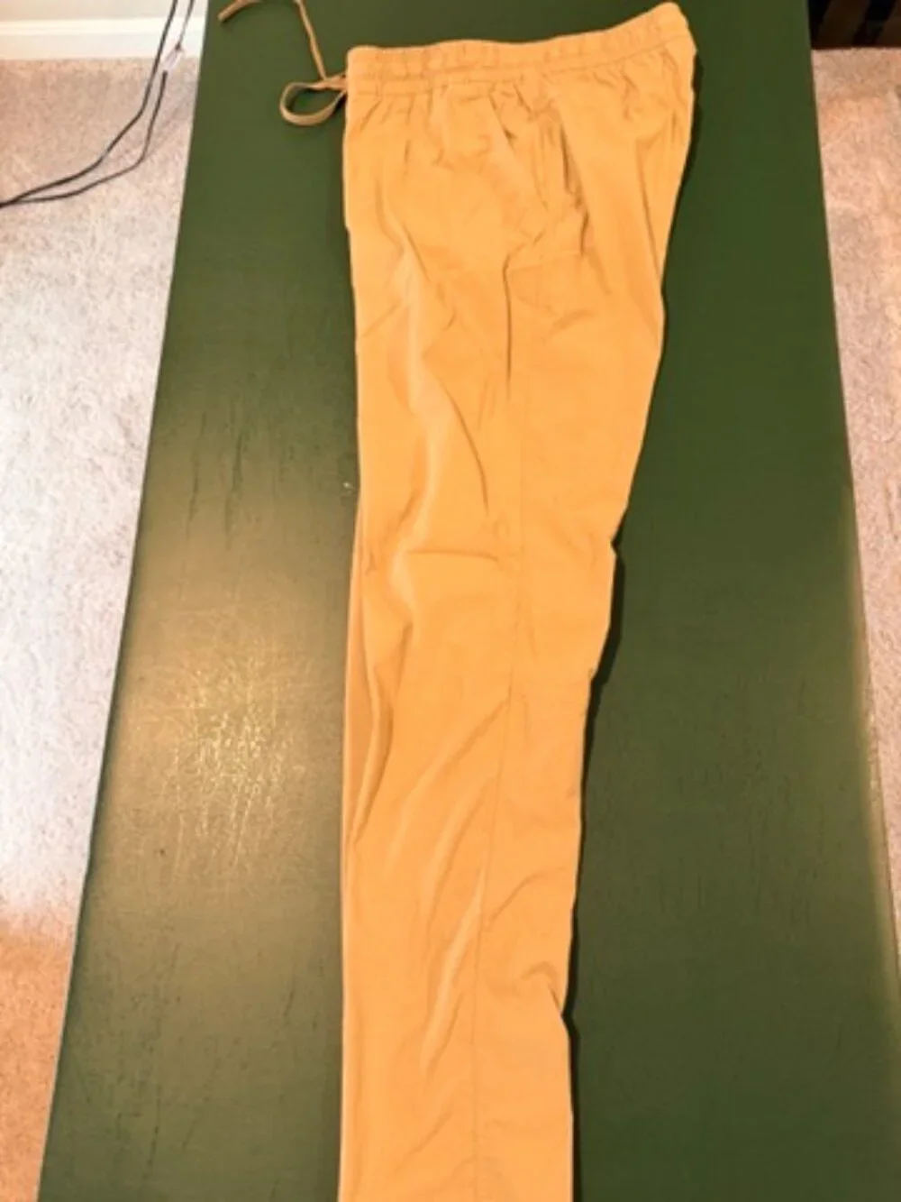 All in Motion Ripstop Pants Khaki Men’s Small Khaki Drawstring Waistband
